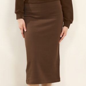 Minimalist Flared Skirt with Fitted Waist