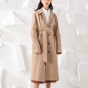 Modern Relaxed Fit Coat with Unique Cuff Design