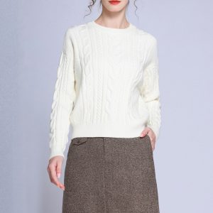 Classic Cable-Knit Relaxed Sweater