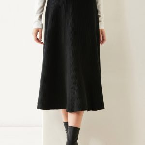 A-Line Midi Skirt with Timeless Elegance