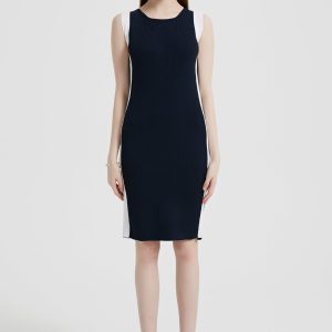 Side Trim Stretch Dress