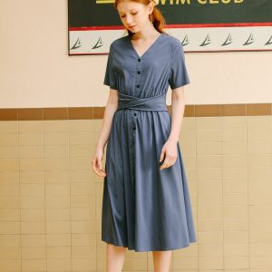 Romantic V-Neck Dress