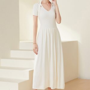 Cutout Fit-and-Flare Dress