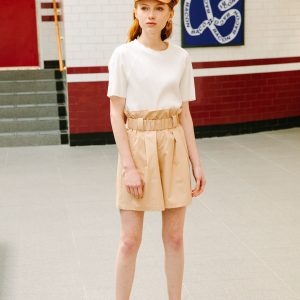 High-Waist Vacation Shorts with A-Line