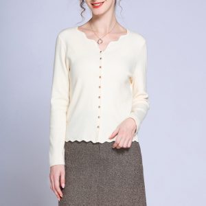 Buttoned Lightweight Cardigan