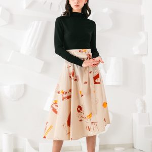 Modern Mock Neck Top