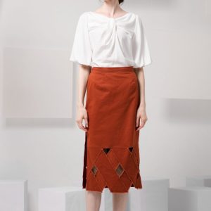 Elegant V-Neck Knot Top