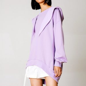 Casual Chic Tie-Front Hoodie