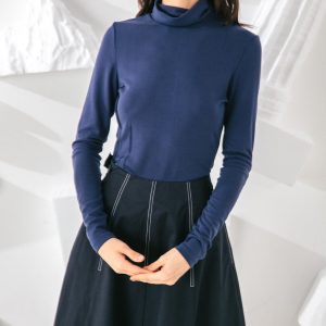 High-Waist A-Line Skirt